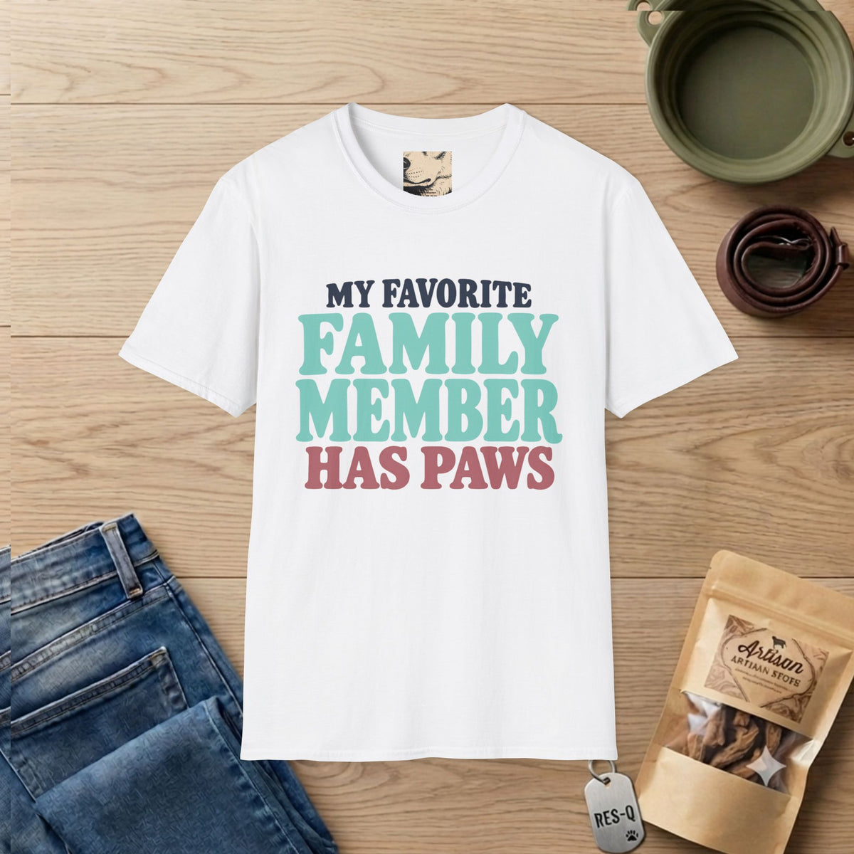 Favorite Family Text T-Shirt