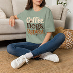 Coffee Dogs Repeat T-Shirt