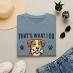 That's What I Do Throw Balls Give Treats Who's A Good Boy T-Shirt