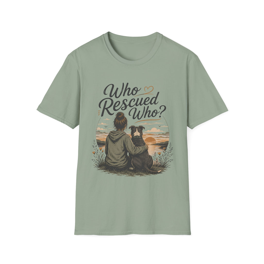 Who Rescued Who T-Shirt