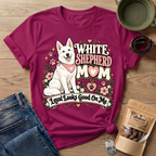 White Shepherd Mom T-Shirt