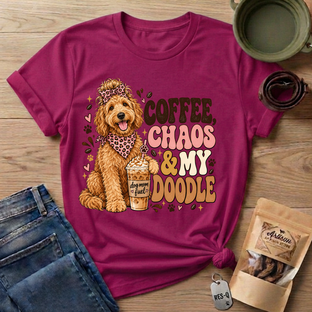 Coffee Doodle Mom T-Shirt