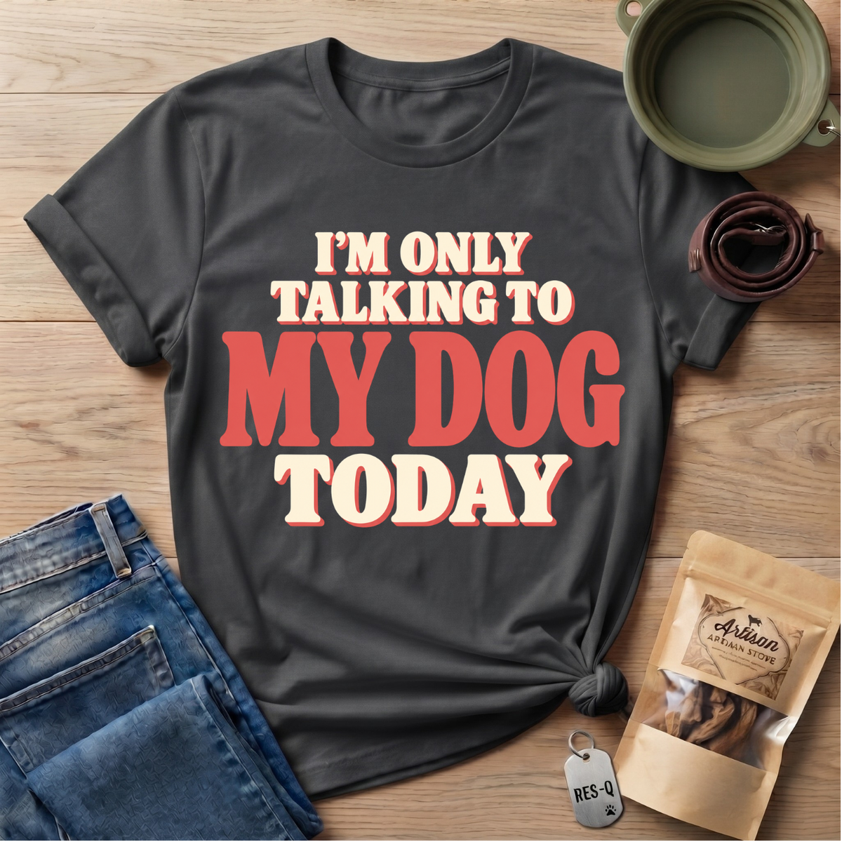 Only Talking Text T-Shirt