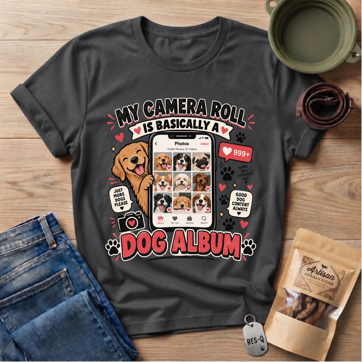 Dog Album T-Shirt