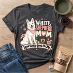 White Shepherd Mom T-Shirt
