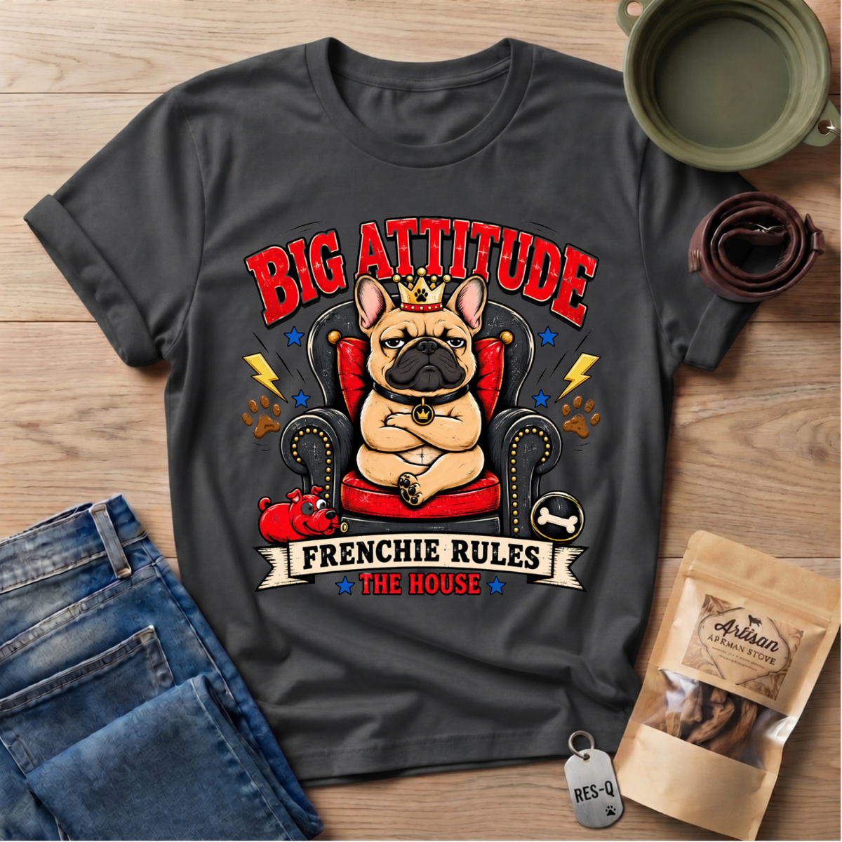 Frenchie Rules House T-Shirt