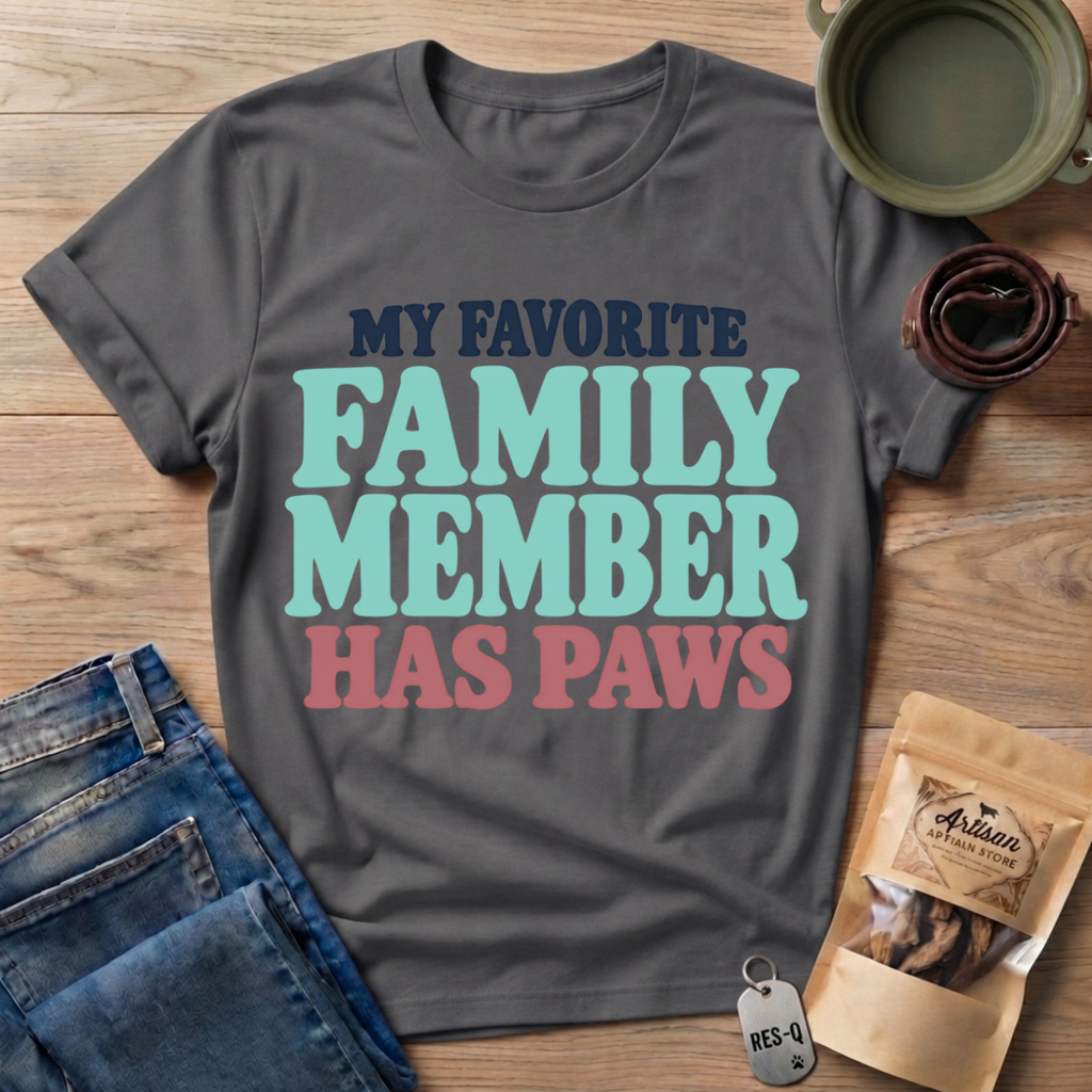 Favorite Family Text T-Shirt