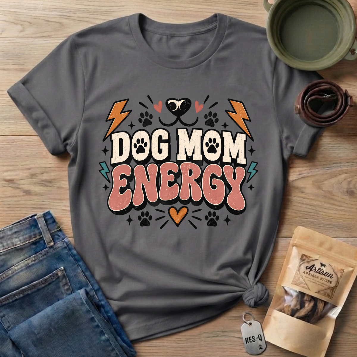 Dog Mom Energy T-Shirt