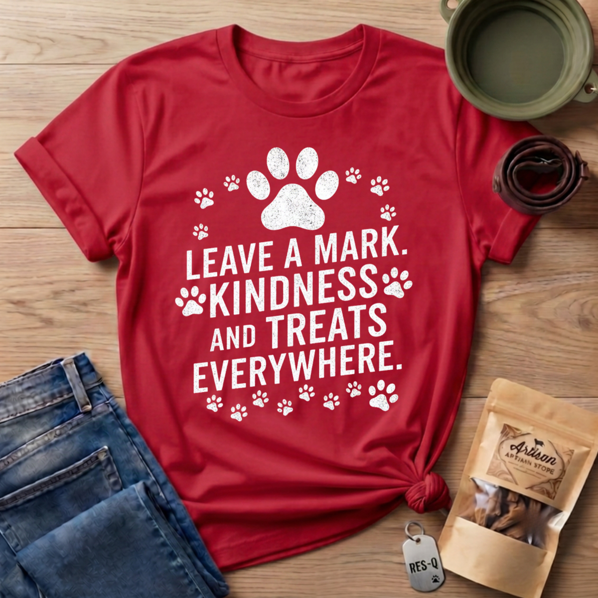 Leave A Mark Kindness and Treats Everywhere T-Shirt