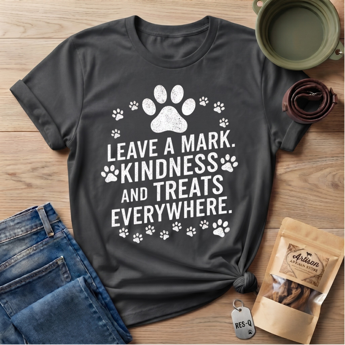 Leave A Mark Kindness and Treats Everywhere T-Shirt