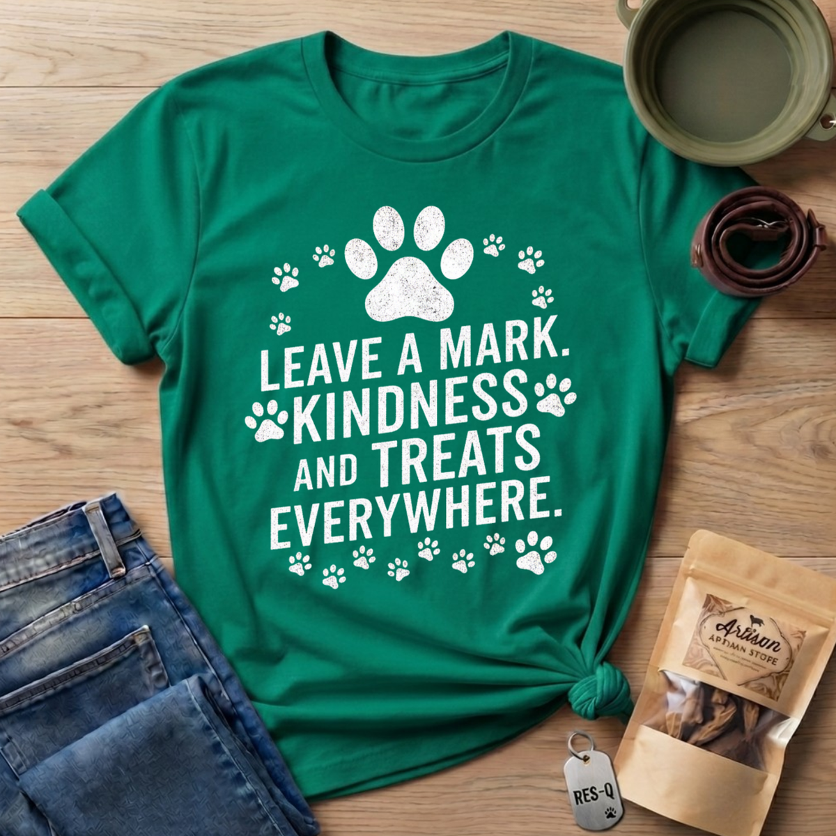 Leave A Mark Kindness and Treats Everywhere T-Shirt