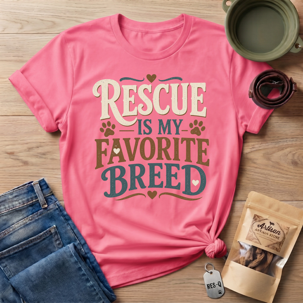 Rescue is My Favorite Breed T-Shirt