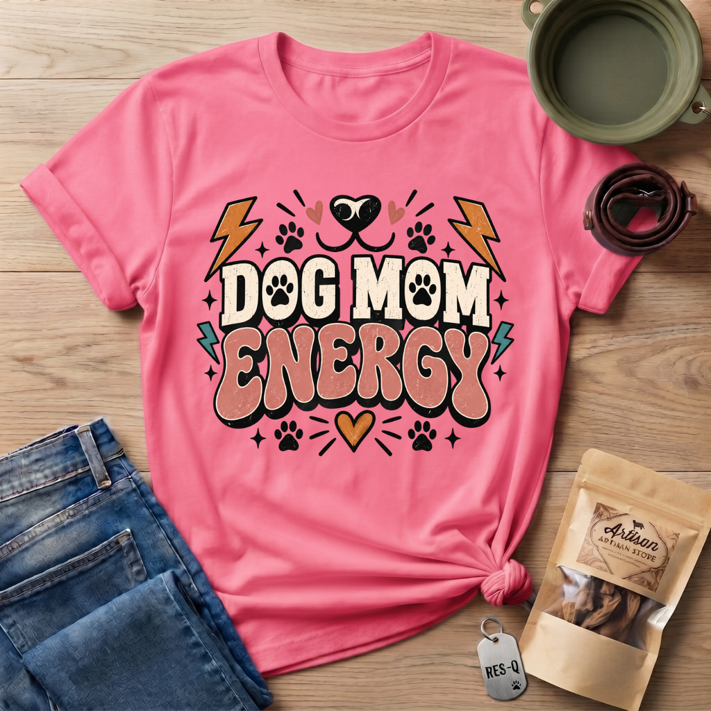Dog Mom Energy T-Shirt