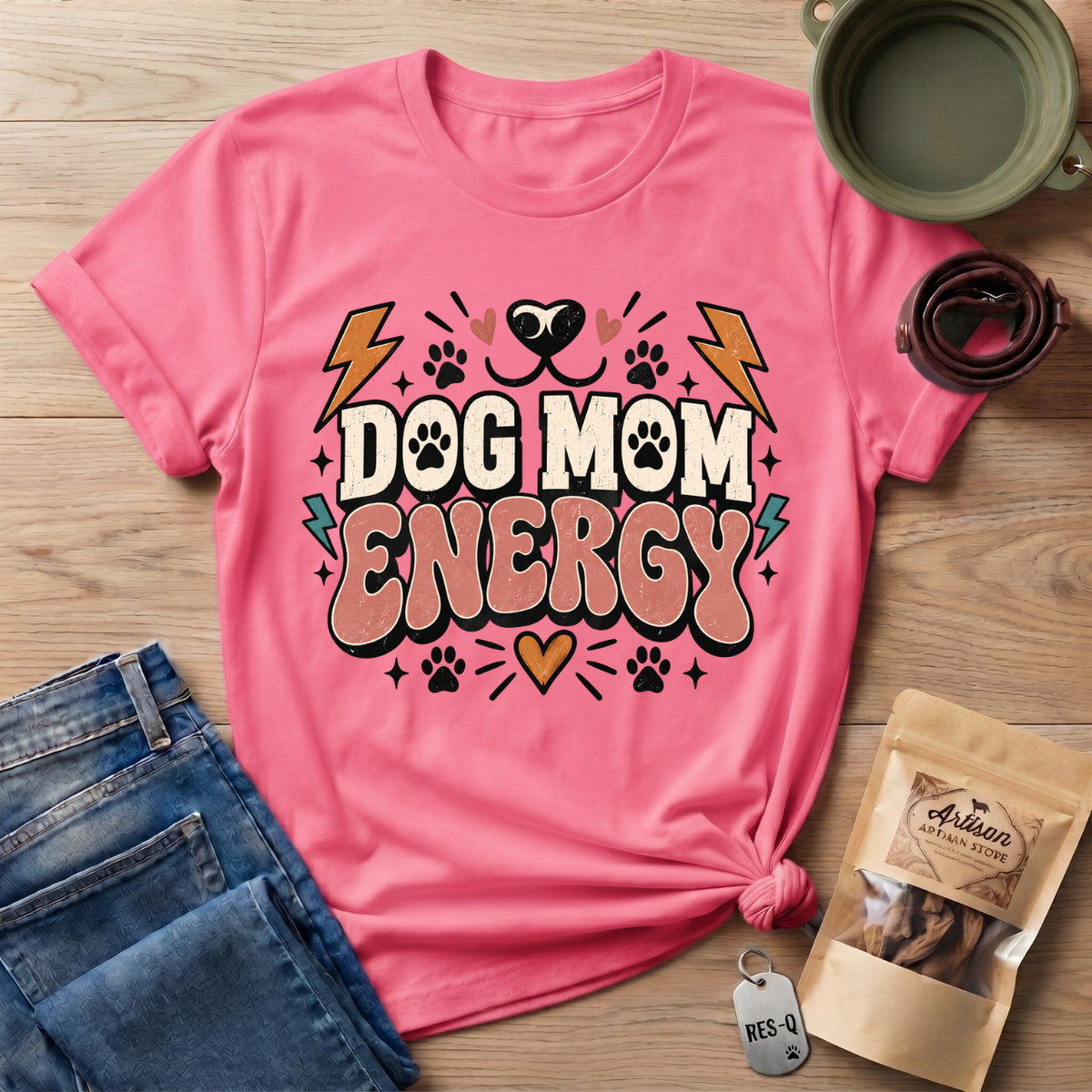 Dog Mom Energy T-Shirt