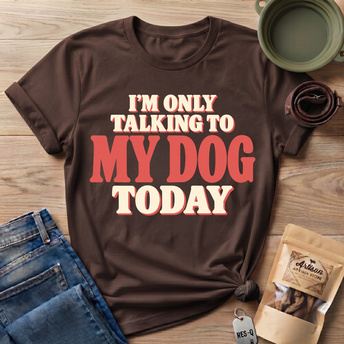 Only Talking Text T-Shirt