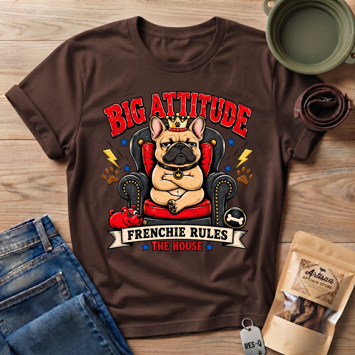 Frenchie Rules House T-Shirt