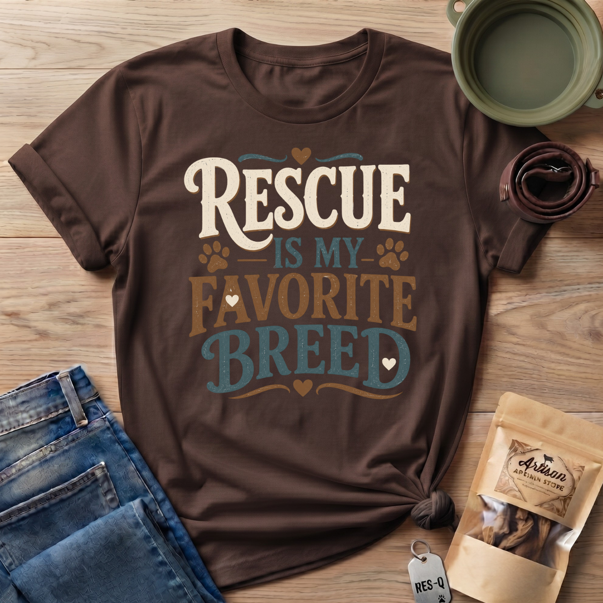Rescue is My Favorite Breed T-Shirt