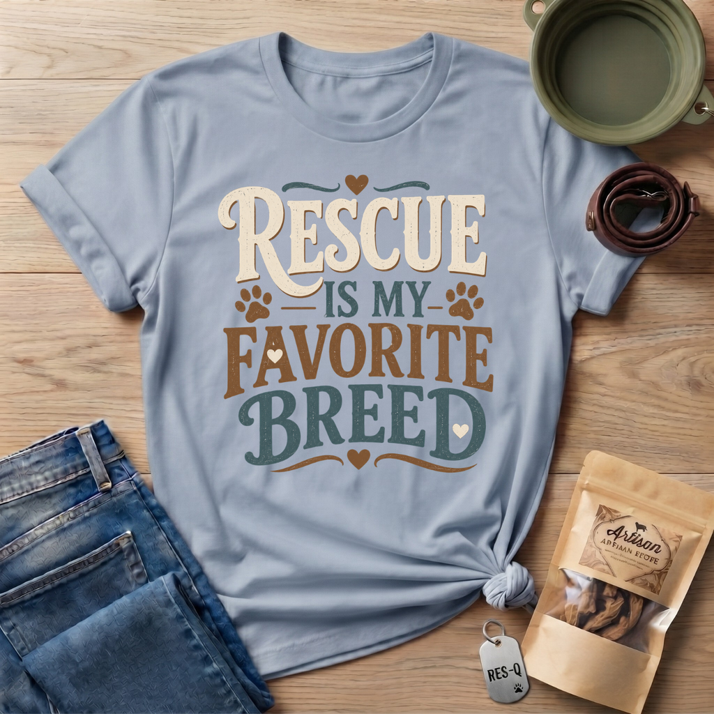 Rescue is My Favorite Breed T-Shirt