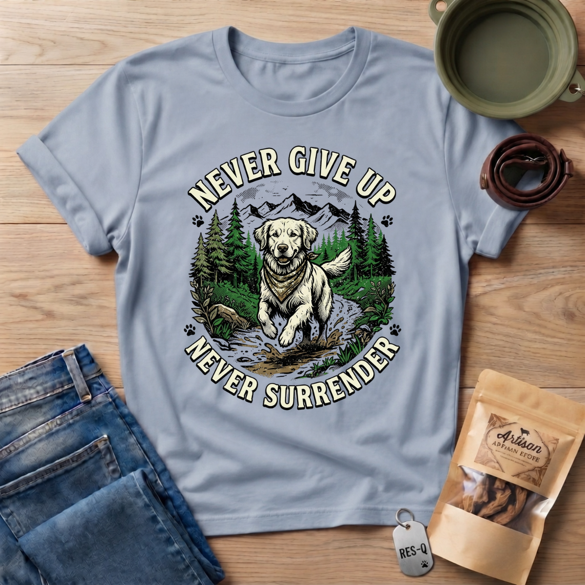 Rugged Never Surrender T-Shirt