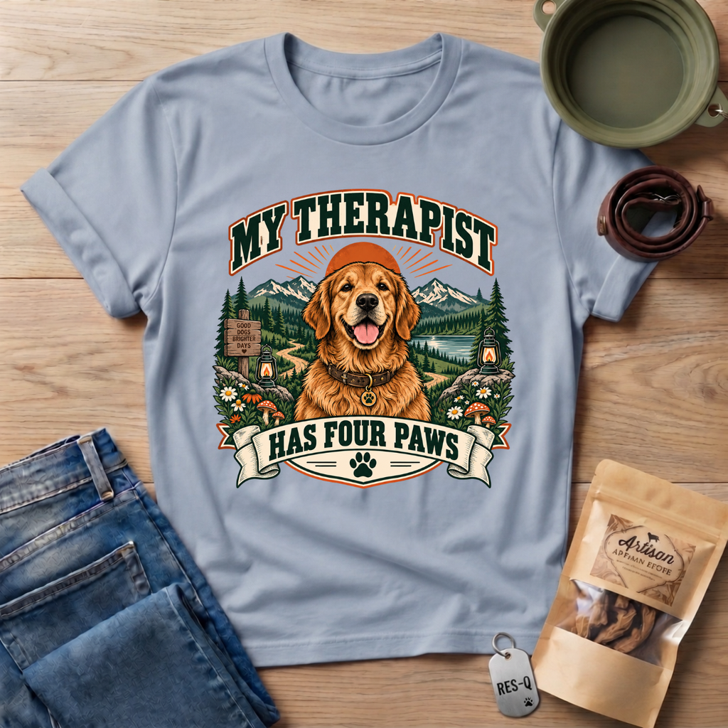 Golden Retriever Therapist T-Shirt