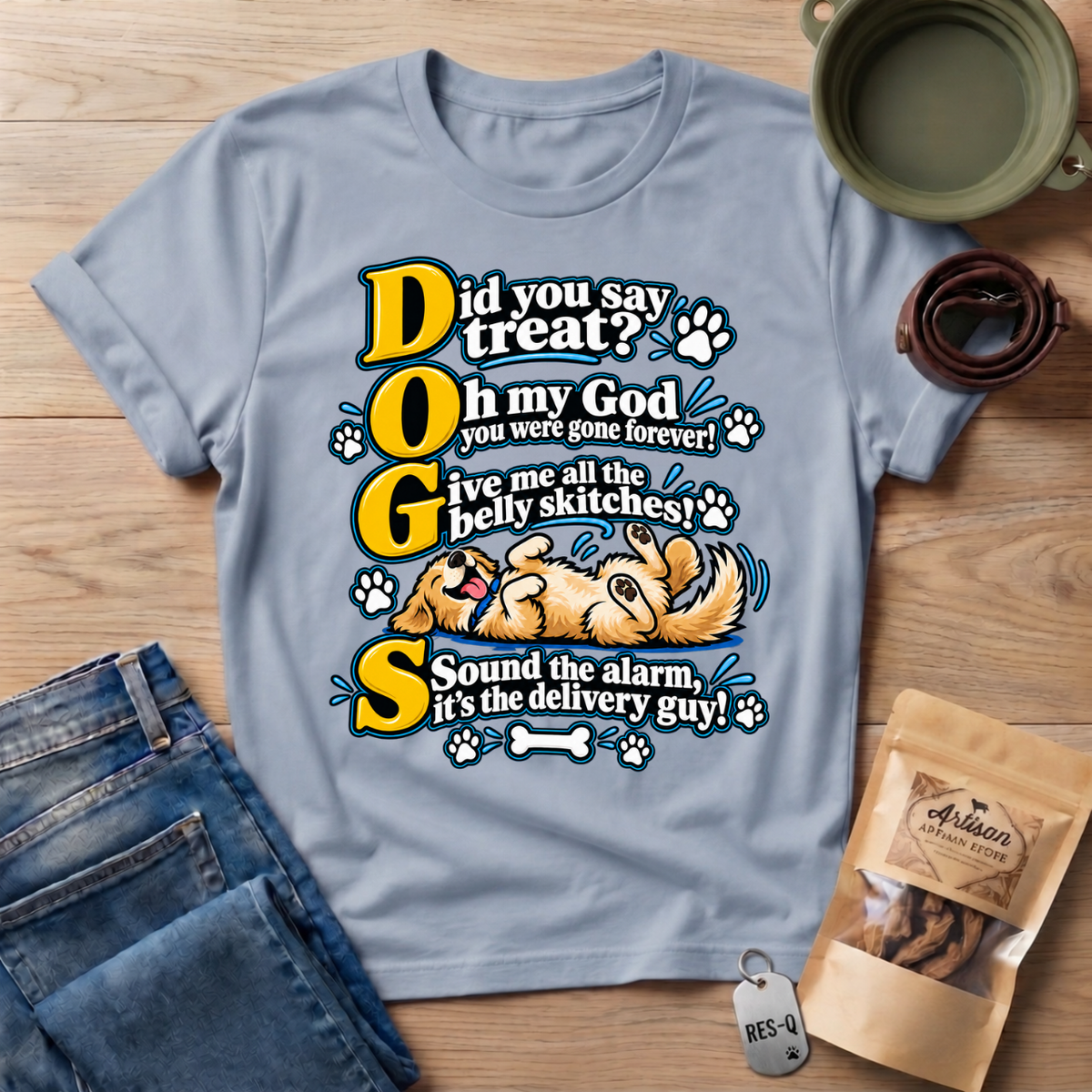 Gold DOGS T-Shirt