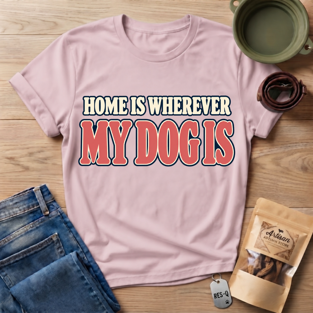 Home Is Text T-Shirt