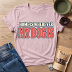Home Is Text T-Shirt