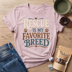 Rescue is My Favorite Breed T-Shirt
