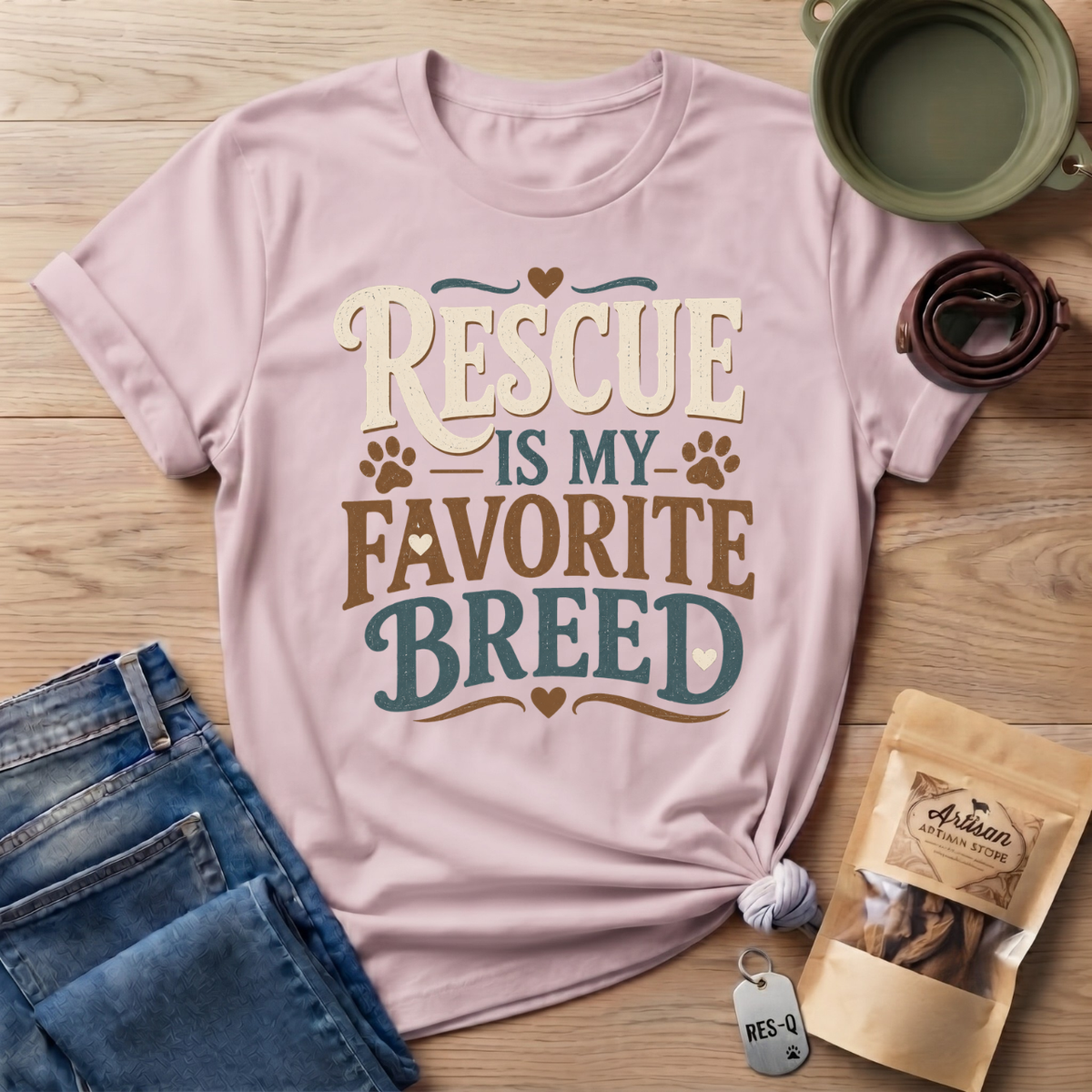 Rescue is My Favorite Breed T-Shirt