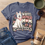 White Shepherd Mom T-Shirt