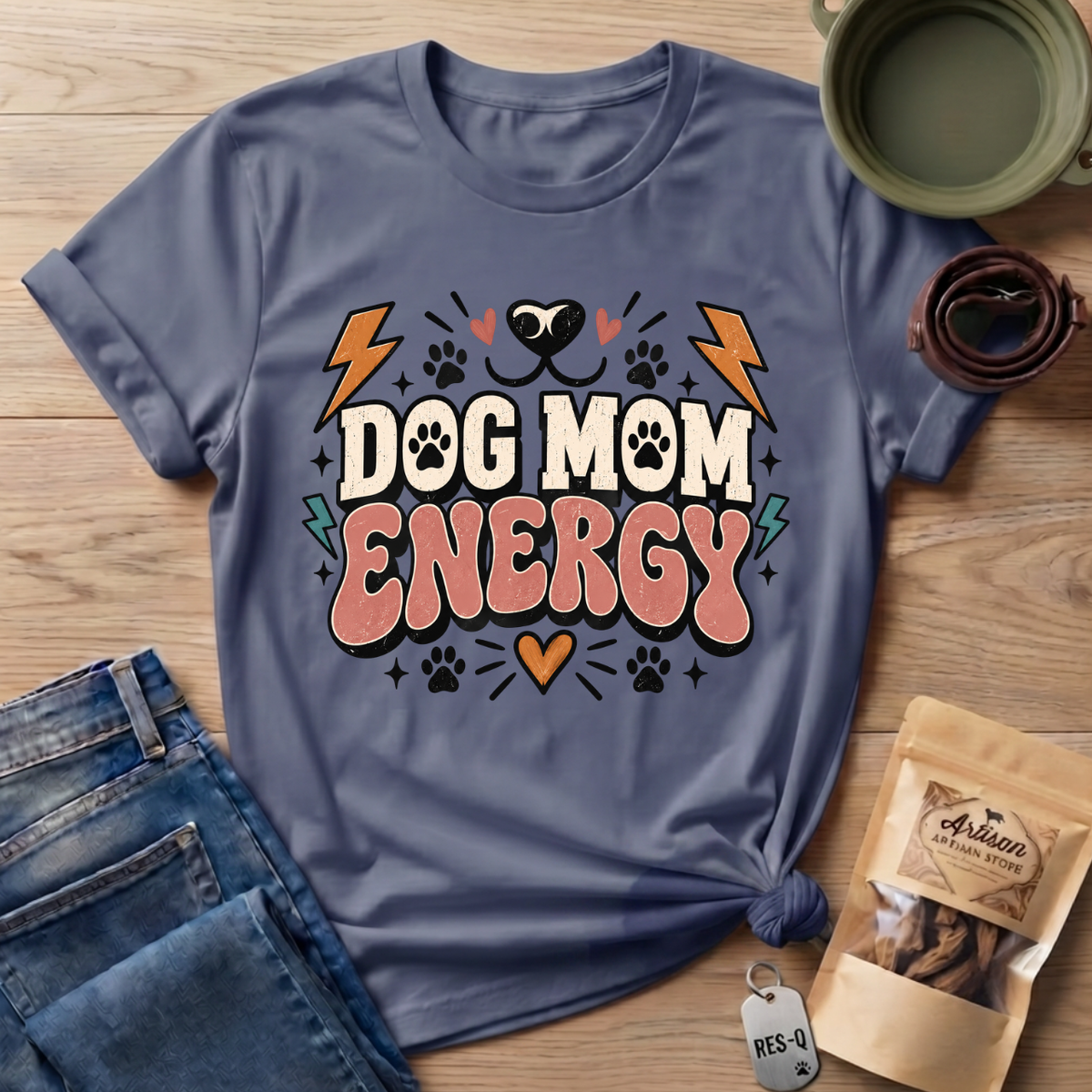 Dog Mom Energy T-Shirt
