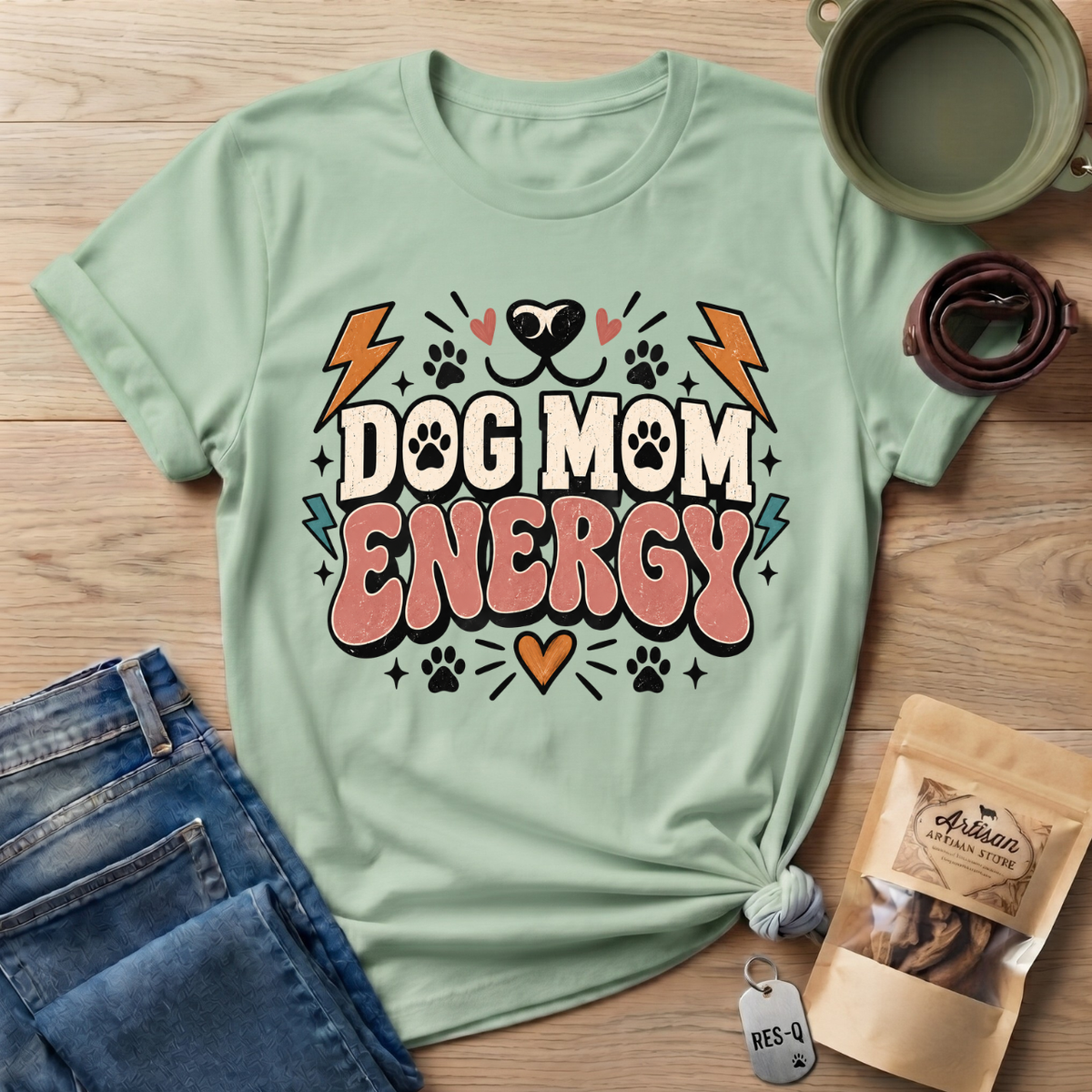 Dog Mom Energy T-Shirt