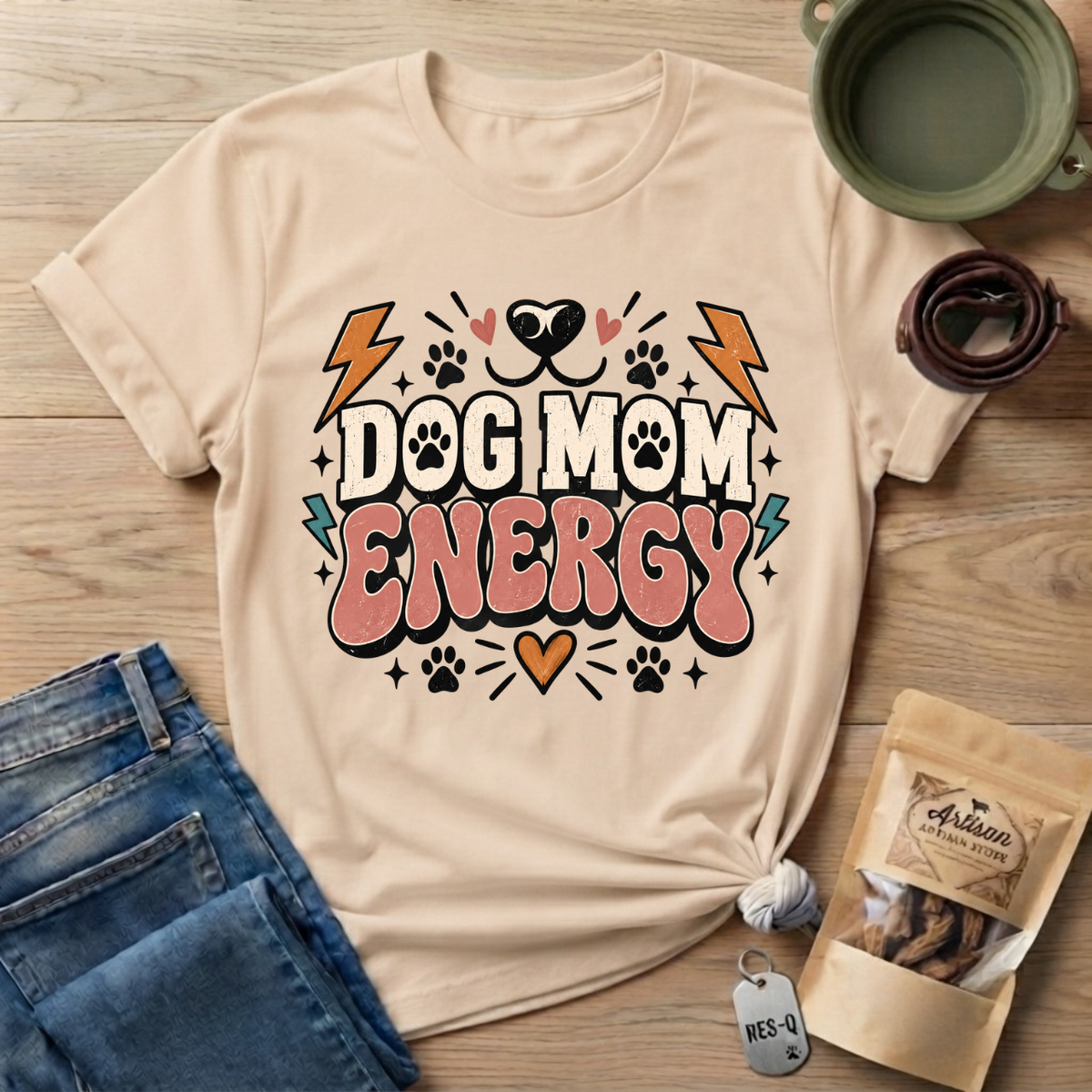Dog Mom Energy T-Shirt