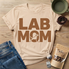 Lab Mom Text T-Shirt