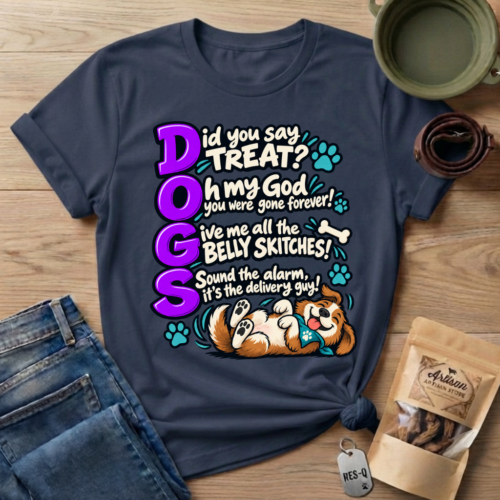 Violet DOGS   T-Shirt