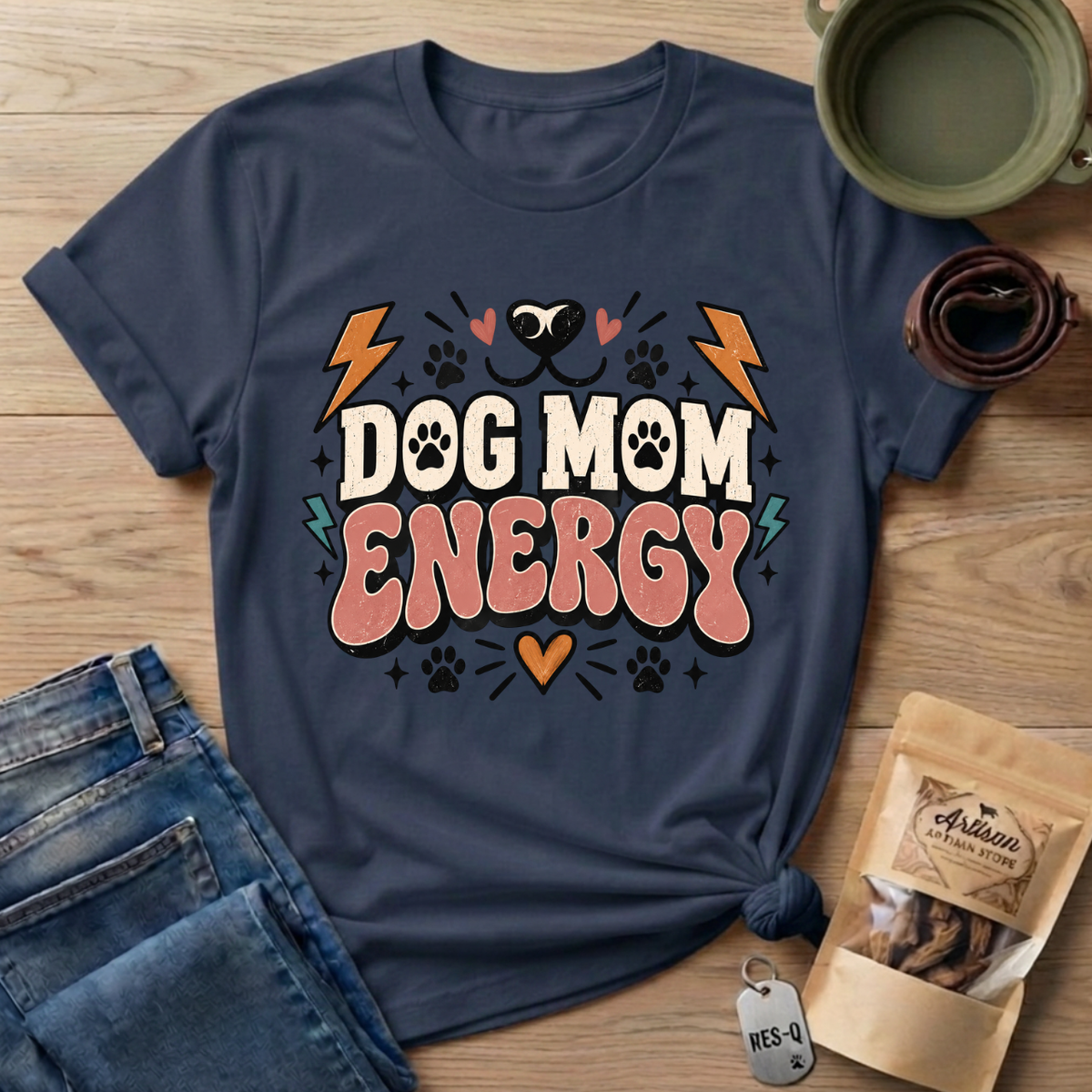 Dog Mom Energy T-Shirt