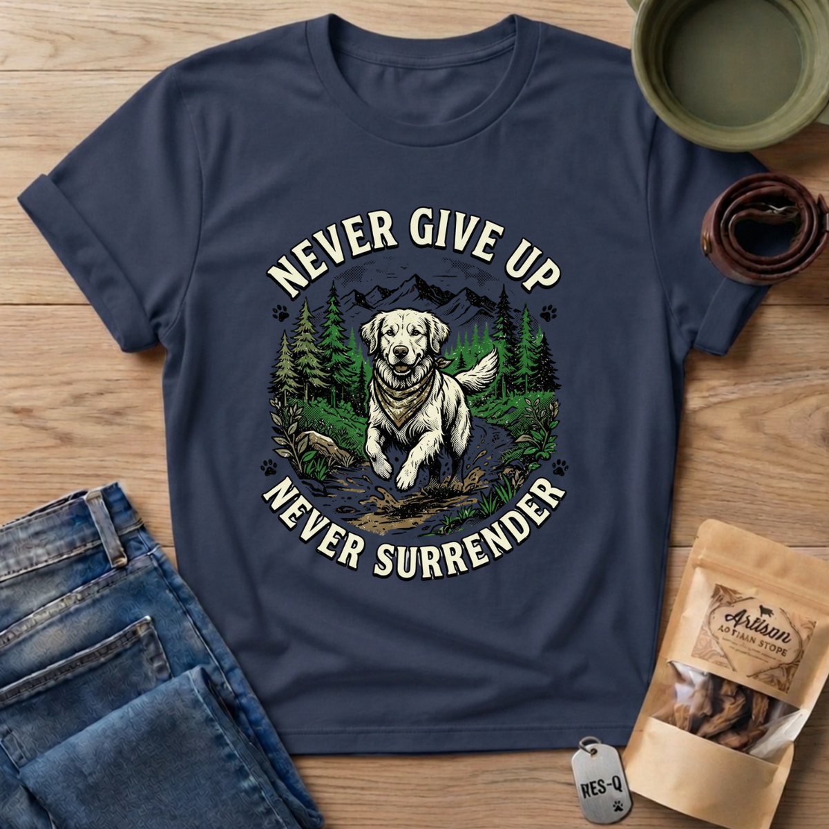 Rugged Never Surrender T-Shirt