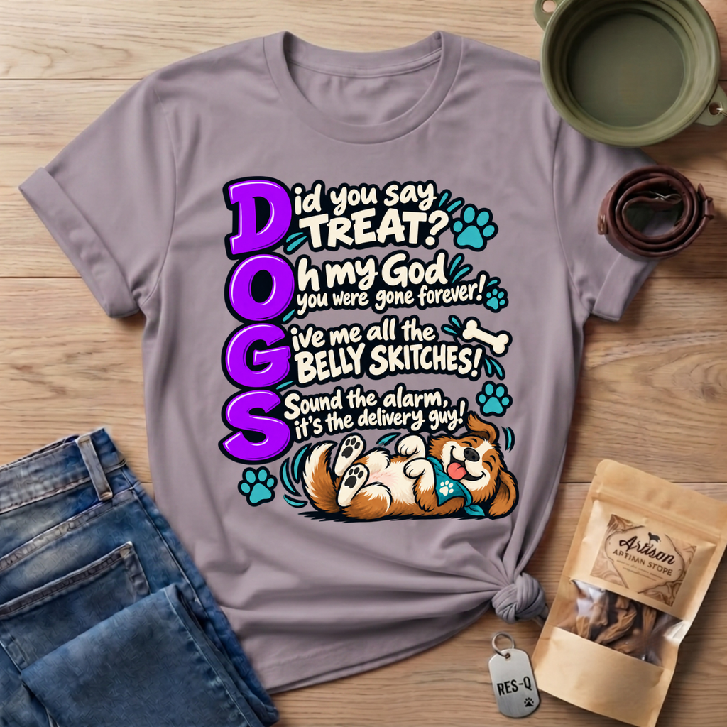 Violet DOGS   T-Shirt