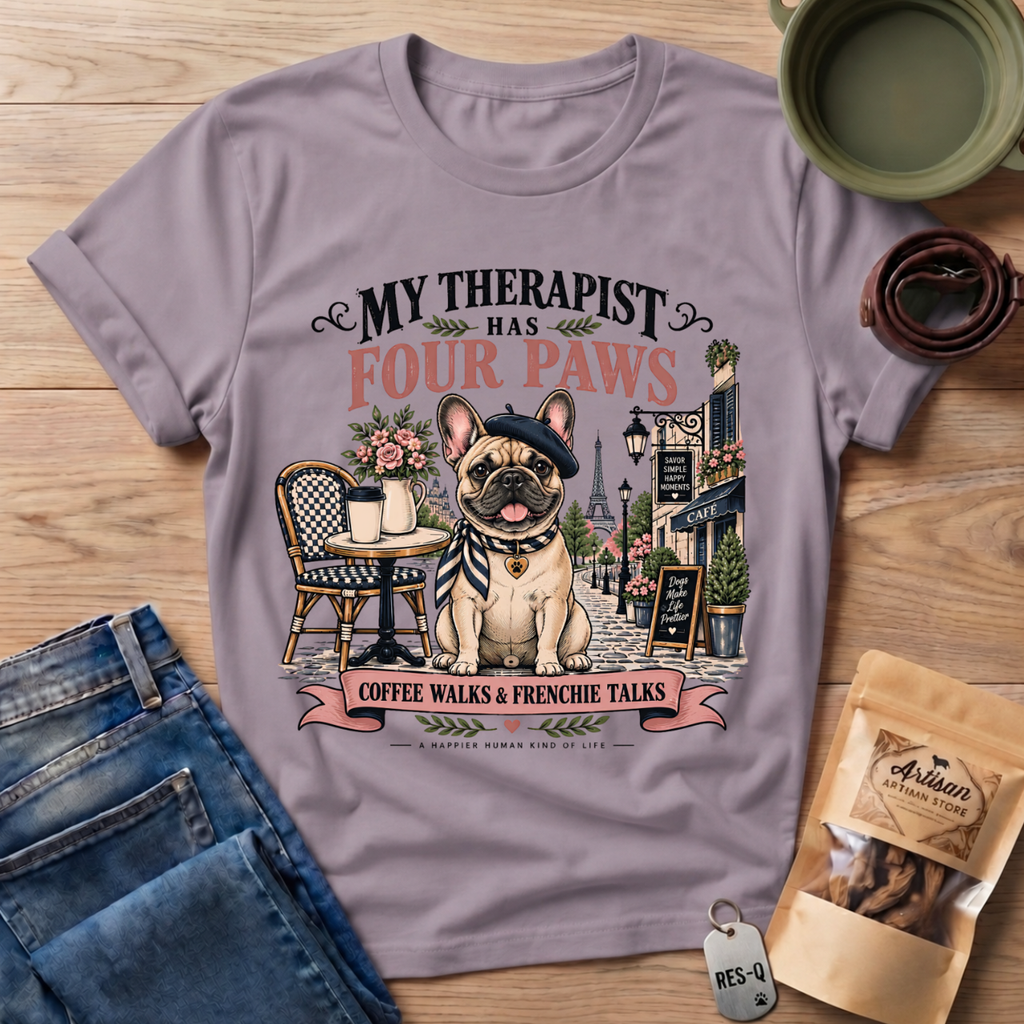 Frenchie Therapist T-Shirt