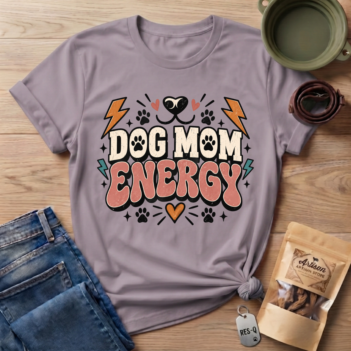 Dog Mom Energy T-Shirt