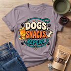 Dogs Snacks Repeat T-Shirt