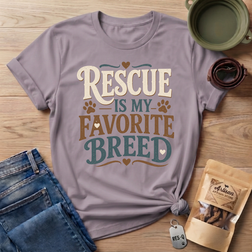 Rescue is My Favorite Breed T-Shirt