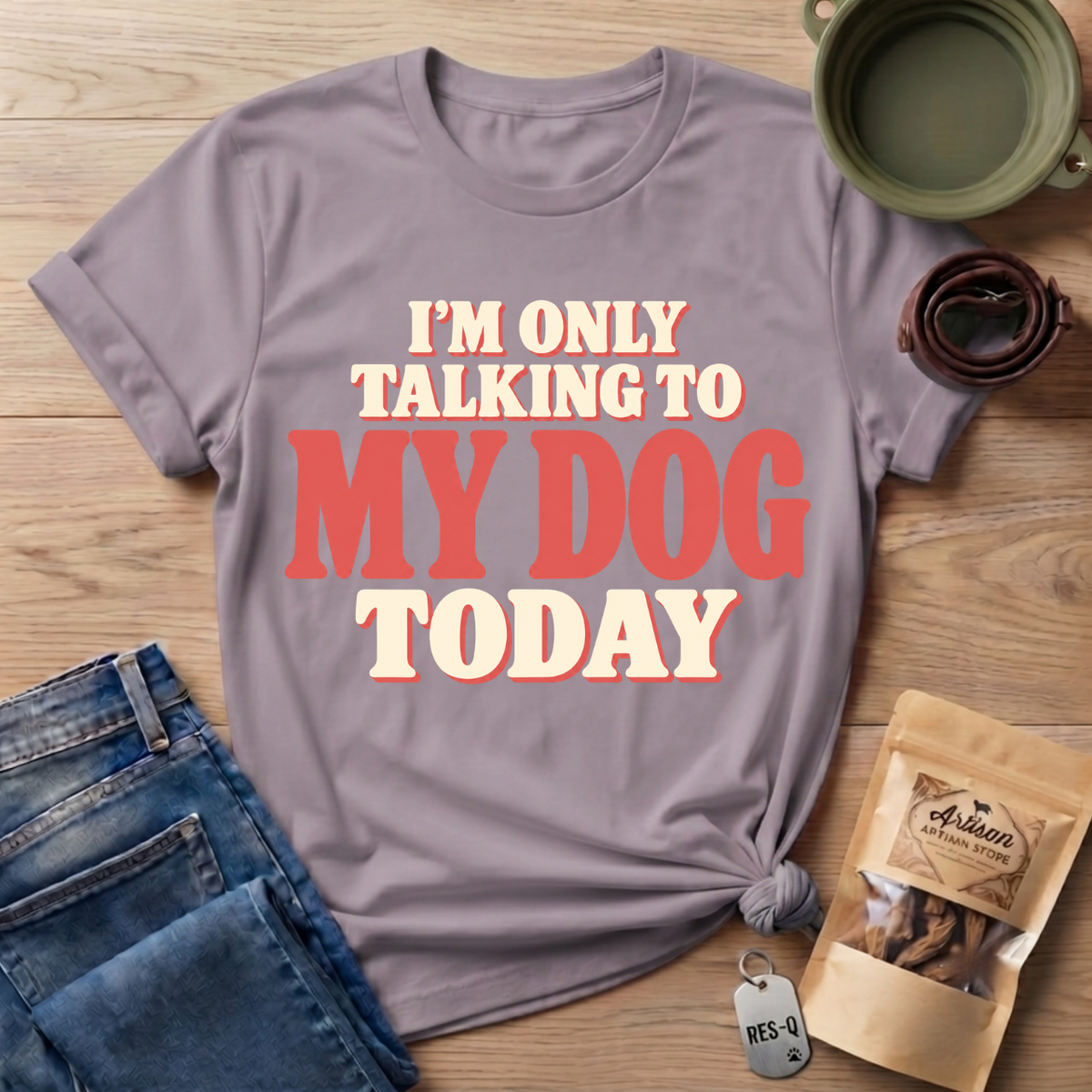 Only Talking Text T-Shirt