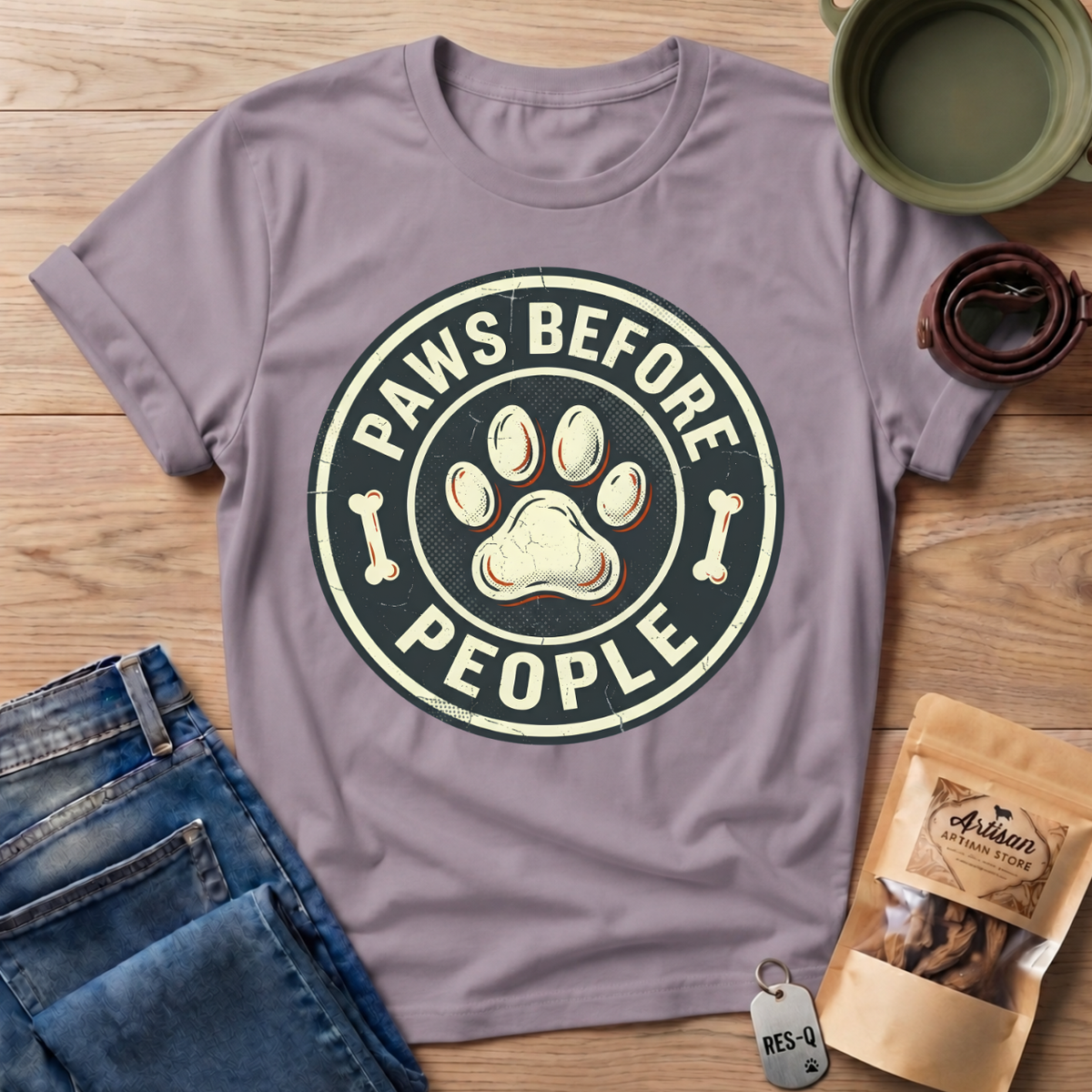 Paws Before People T-Shirt