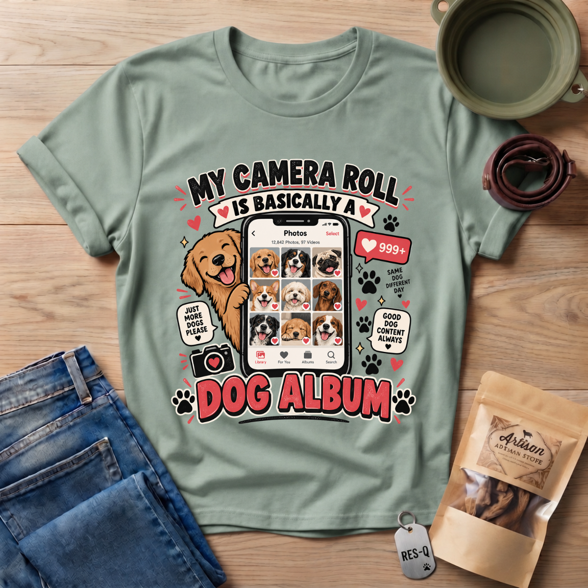 Dog Album T-Shirt