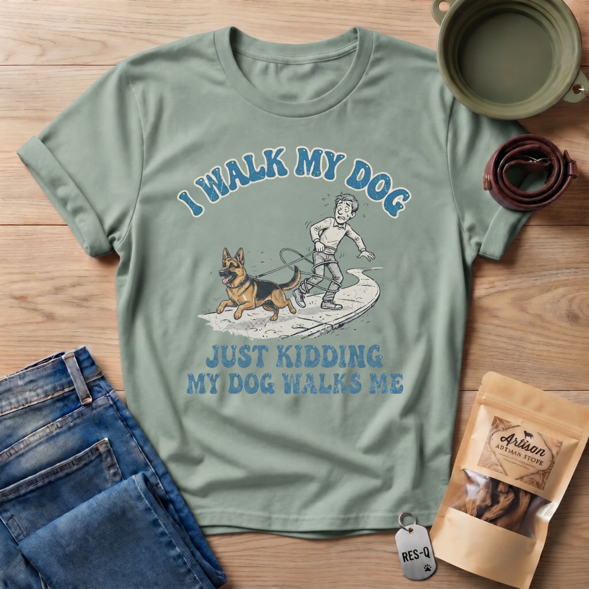 I Walk My Dog T-Shirt