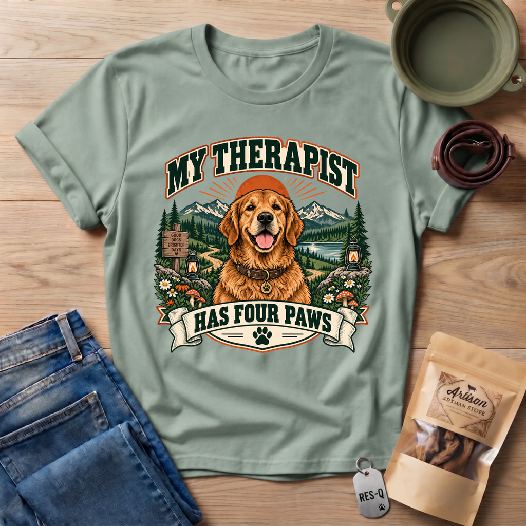Golden Retriever Therapist T-Shirt