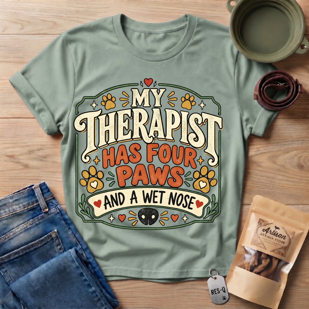 Four Paws Therapist T-Shirt