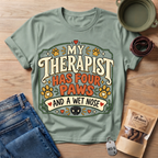 Four Paws Therapist T-Shirt
