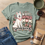 White Shepherd Mom T-Shirt